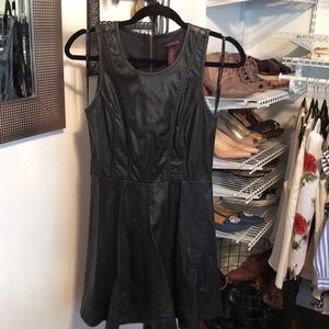Leather dress